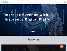 Tablet Screenshot of infintus.com